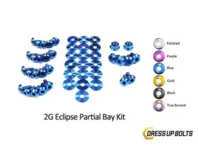 Dress Up Bolts Titanium Partial Engine Bay Kit Eagle 2G Talon DSM 1995-1999