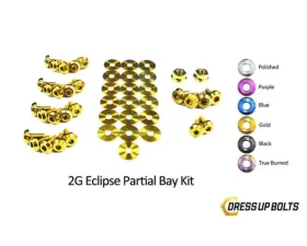 Dress Up Bolts Titanium Partial Engine Bay Kit Eagle 2G Talon DSM 1995-1999