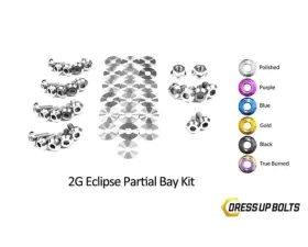 Dress Up Bolts Titanium Partial Engine Bay Kit Eagle 2G Talon DSM 1995-1999