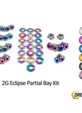 Dress Up Bolts Titanium Partial Engine Bay Kit Eagle 2G Talon DSM 1995-1999                                     - MIT-020-Ti-TB - Image 4