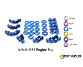Dress Up Bolts Titanium Engine Bay Kit Infiniti G35 Coupe | Sedan 2003-2007