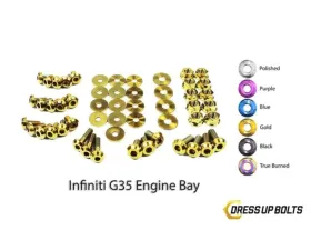 Dress Up Bolts Titanium Engine Bay Kit Infiniti G35 Coupe | Sedan 2003-2007