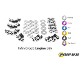 Dress Up Bolts Titanium Engine Bay Kit Infiniti G35 Coupe | Sedan 2003-2007