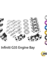 Dress Up Bolts Titanium Engine Bay Kit Infiniti G35 Coupe | Sedan 2003-2007                                     - NIS-001-Ti-POL - Image 3