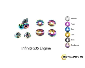 Dress Up Bolts Titanium Hardware Engine Cover Kit Infiniti VQ35DE G35 Engine