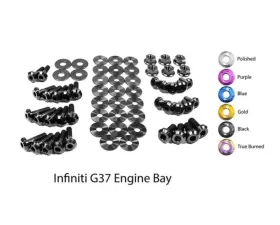 Dress Up Bolts Titanium Engine Bay Kit Infiniti G37 Coupe | Sedan 2008-2013