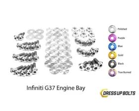 Dress Up Bolts Titanium Engine Bay Kit Infiniti G37 Coupe | Sedan 2008-2013