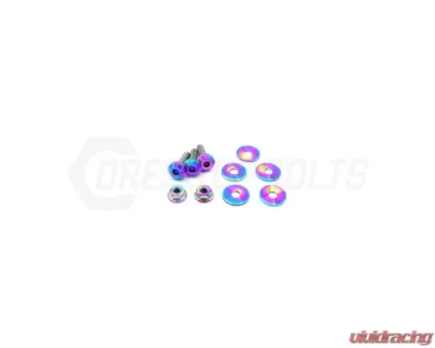 Dress Up Bolts Titanium Hardware Engine Cover Kit Nissan | Infiniti VQ37VHR Engine 2008+ - NIS-006-Ti-TB