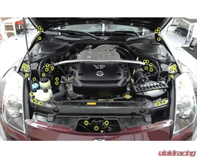 Dress Up Bolts Stage 1 Titanium Hardware Engine Bay Kit Nissan 350Z 2003-2006 - NIS-009-Ti-TB