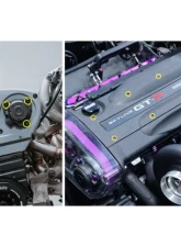 Dress Up Bolts Stage 1 Titanium Hardware Engine Kit Nissan RB26 Engine                                     - NIS-036-Ti-PRP - Image 3