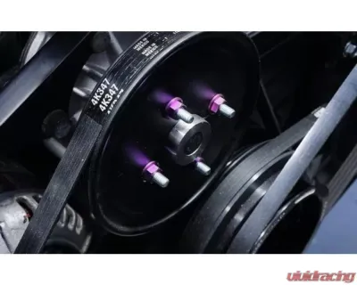 Dress Up Bolts Titanium Hardware Water Pump Pulley Kit Nissan SR20DET | KA24DE - NIS-044-Ti-GLD