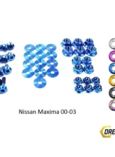 Dress Up Bolts Titanium Engine Bay Kit Nissan Maxima 2000-2003                                     - NIS-047-Ti-BLU - Image 3