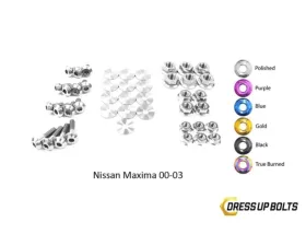 Dress Up Bolts Titanium Engine Bay Kit Nissan Maxima 2000-2003