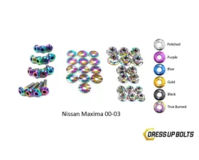 Dress Up Bolts Titanium Engine Bay Kit Nissan Maxima 2000-2003