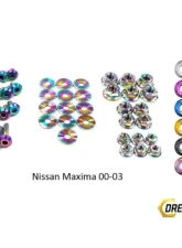Dress Up Bolts Titanium Engine Bay Kit Nissan Maxima 2000-2003                                     - NIS-047-Ti-TB - Image 3
