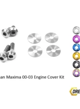 Dress Up Bolts Titanium Engine Cover Kit Nissan Maxima 2000-2003                                     - NIS-048-Ti-POL - Image 2