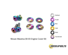 Dress Up Bolts Titanium Engine Cover Kit Nissan Maxima 2000-2003