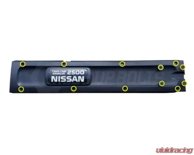 Dress Up Bolts Titanium Hardware Coil Pack Cover Kit Nissan RB25 Engine - NIS-054-Ti-BLU