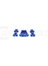 Dress Up Bolts Titanium Hardware Coil Pack Cover Kit Nissan RB25 Engine                                     - NIS-054-Ti-BLU - Image 2