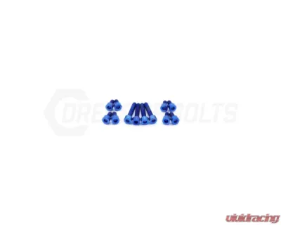 Dress Up Bolts Titanium Hardware Coil Pack Cover Kit Nissan RB25 Engine - NIS-054-Ti-BLU
