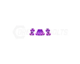 Dress Up Bolts Titanium Hardware Coil Pack Cover Kit Nissan RB25 Engine