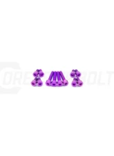 Dress Up Bolts Titanium Hardware Coil Pack Cover Kit Nissan RB25 Engine                                     - NIS-054-Ti-PRP - Image 2