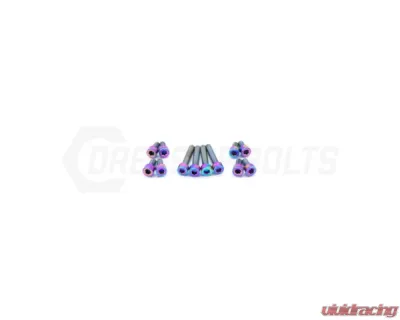 Dress Up Bolts Titanium Hardware Coil Pack Cover Kit Nissan RB25 Engine - NIS-054-Ti-TB