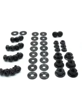 Dress Up Bolts Stage 1 Titanium Hardware Engine Bay Kit Nissan Silvia S15 1999-2002                                     - NIS-056-Ti-BLK - Image 3