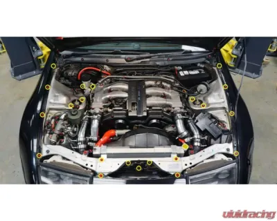 まんだにす Dress Up Bolts Stage 1 Titanium Hardware Engine Bay Kit