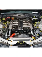 アクセサリー tasiabu391 NIS-061-TI-BLU Stage 2 Titanium Engine Bay Dress Up Bolts