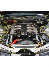 たにやん Nissan 300ZX 1990-1999 Stage 3 Titanium Engine Bay Bolts Kit