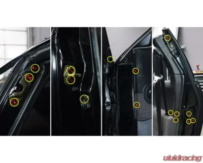 Dress Up Bolts Titanium Hardware Door Kit Nissan 300ZX 1990-1999 - NIS-064-Ti-TB