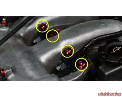 Nissan 300ZX VG30DETT Coil Pack Bracket Kit, Titanium Bolts
