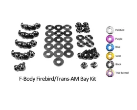 Dress Up Bolts Titanium Engine Bay Kit Pontiac Firebird | Trans Am 1998-2002