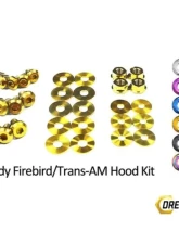 Dress Up Bolts Titanium Bolts Hood Kit Pontiac Firebird | Trans Am 1998-2002                                     - PON-002-Ti-GLD - Image 4