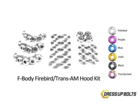 Dress Up Bolts Titanium Bolts Hood Kit Pontiac Firebird | Trans Am 1998-2002