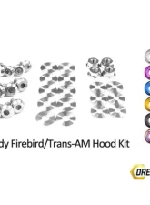 Dress Up Bolts Titanium Bolts Hood Kit Pontiac Firebird | Trans Am 1998-2002                                     - PON-002-Ti-POL - Image 4