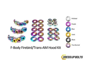 Dress Up Bolts Titanium Bolts Hood Kit Pontiac Firebird | Trans Am 1998-2002