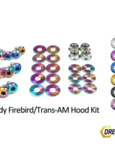 Dress Up Bolts Titanium Bolts Hood Kit Pontiac Firebird | Trans Am 1998-2002                                     - PON-002-Ti-TB - Image 4