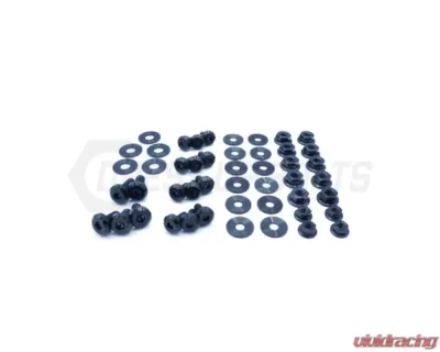 Dress Up Bolts Stage 1 Titanium Hardware Engine Bay Kit Subaru WRX | STI 2015-2021 - SUB-009-Ti-BLK