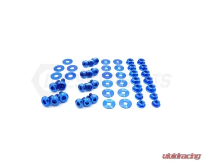 Dress Up Bolts Stage 1 Titanium Hardware Engine Bay Kit Subaru WRX | STI 2015-2021 - SUB-009-Ti-BLU