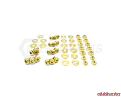 Dress Up Bolts Stage 1 Titanium Hardware Engine Bay Kit Subaru WRX | STI 2015-2021 - SUB-009-Ti-GLD