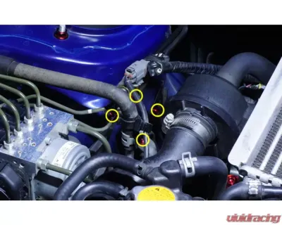 Dress Up Bolts Stage 2 Titanium Hardware Engine Bay Kit Subaru WRX | STI 2015-2021 - SUB-015-Ti-BLU