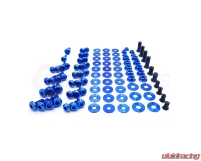 Dress Up Bolts Stage 2 Titanium Hardware Engine Bay Kit Subaru WRX | STI 2015-2021 - SUB-015-Ti-BLU