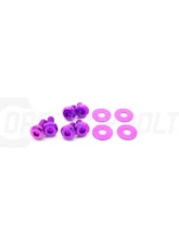 Dress Up Bolts Titanium Hardware Hood Kit Subaru Impreza GC8 1992-2001                                     - SUB-023-Ti-PRP - Image 3