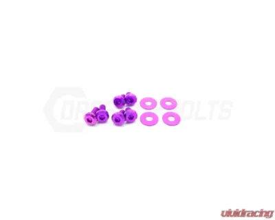 Dress Up Bolts Titanium Hardware Hood Kit Subaru Impreza GC8 1992-2001 - SUB-023-Ti-PRP