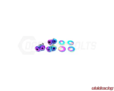 Dress Up Bolts Titanium Hardware Hood Kit Subaru Impreza GC8 1992-2001 - SUB-023-Ti-TB