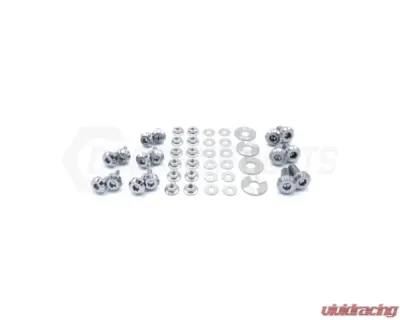 Dress Up Bolts Titanium Hardware RS Hood Kit Subaru Impreza GC8 1992-2001 - SUB-024-Ti-POL