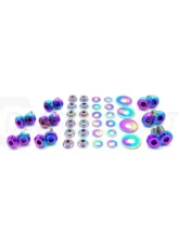Dress Up Bolts Titanium Hardware RS Hood Kit Subaru Impreza GC8 1992-2001                                     - SUB-024-Ti-TB - Image 2