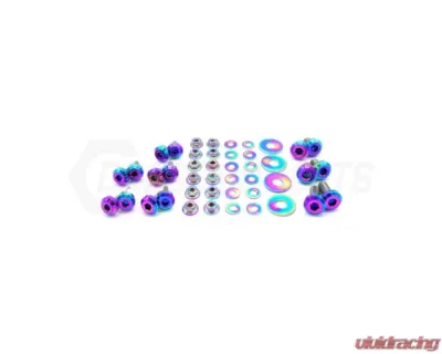 Dress Up Bolts Titanium Hardware RS Hood Kit Subaru Impreza GC8 1992-2001 - SUB-024-Ti-TB